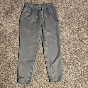 Gray adidas sweatpants size medium mens